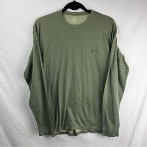 Patagonia Men’s Capilene Mid Weight Crew Neck Base Layer Long Sleeve Shirt Sz L